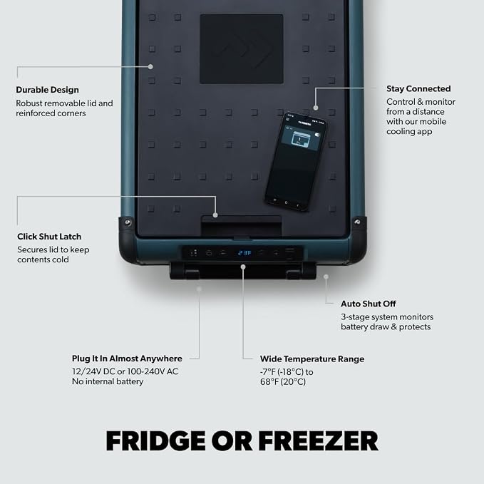 Dometic CFX2 57-Liter Portable Refrigerator and Freezer, Powered by AC/DC - Image 3