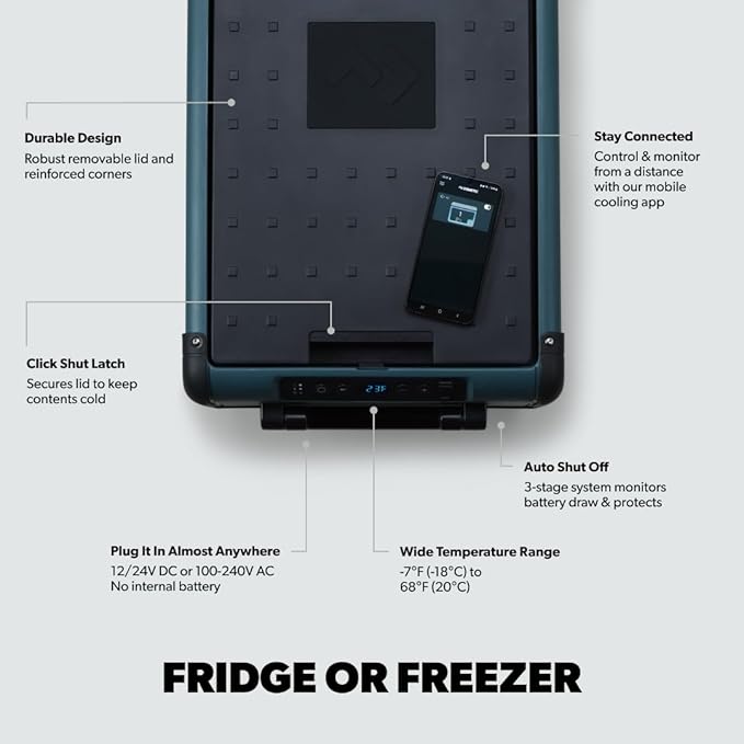 Dometic CFX2 28-Liter Portable Refrigerator and Freezer, Powered by AC/DC - Image 3