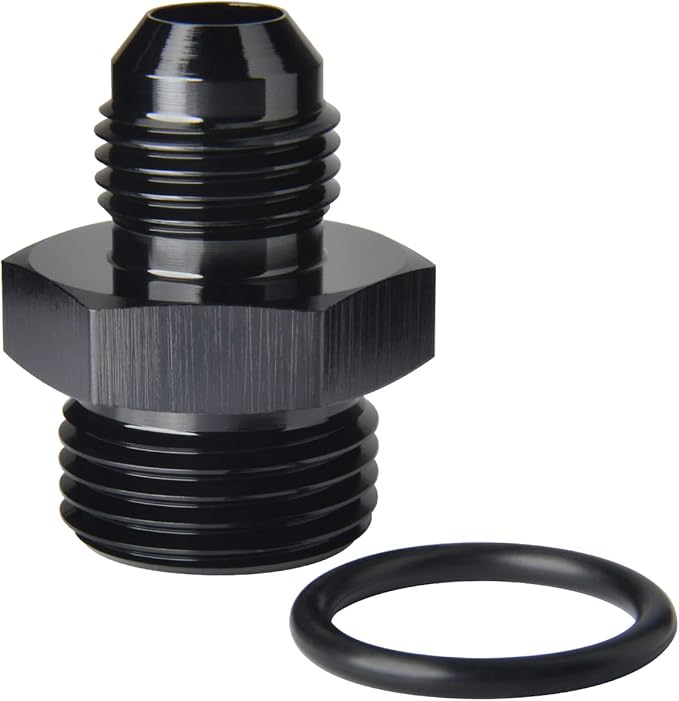 4AN Male Flare to 6AN ORB O-ring Boss Fuel Pump Rail Adapter Fitting Aluminum by Podavelle