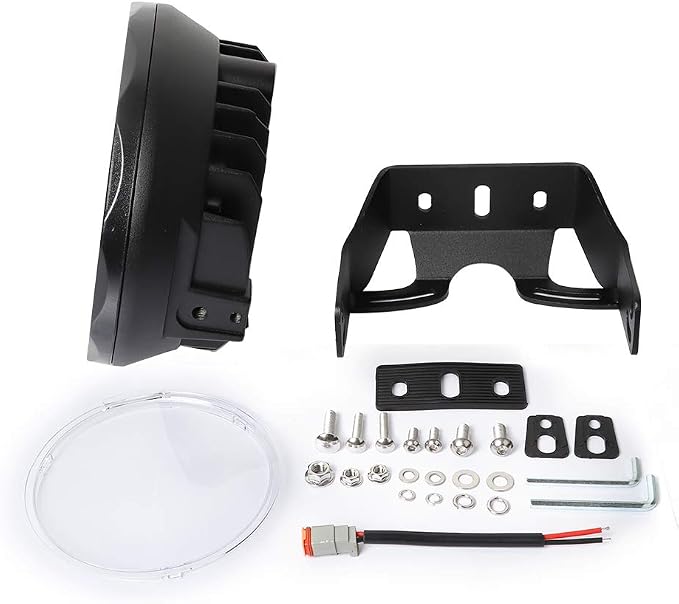EXZEIT 9 Inch LED Round Driving Lights, 128W 20480 Lumens Offroad Fog Lights - Image 4