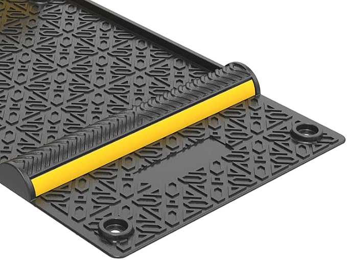 8 Pack Parking Mats for Garage Floors, 21.6" X11.4" Durable Rubber Car Parking - Image 7