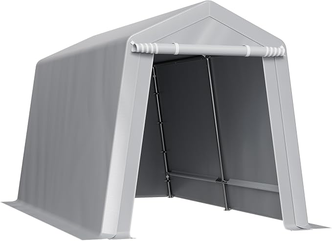 VEVOR Outdoor Storage Shed, 7 x 12 ft Portable Storage Tent - Image 9