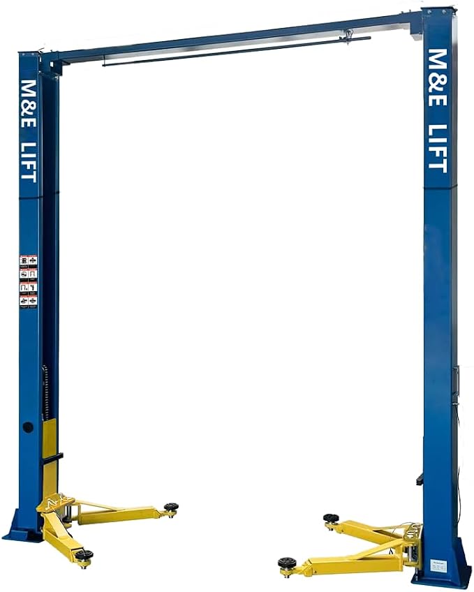ME 9000lbs 110v 2 Post Lift Max. Lifting Height 74.8" 2 Post Car Lift Auto Lift - Image 8
