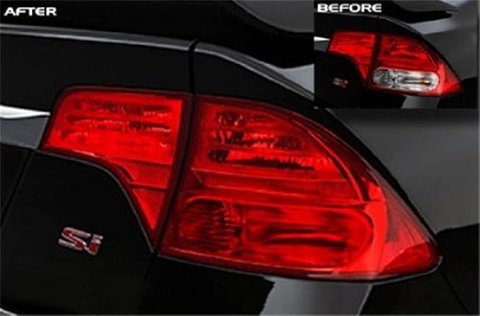 12 by 48 Inches Self Adhesive Headlight, Tail Lights, Fog Lights Tint Vinyl Film - Image 5