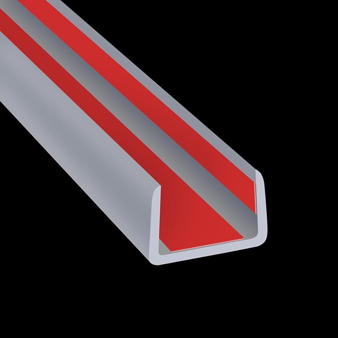 Rubber Edge Trim, Flexible Edge Banding, 3/4" U Channel Furniture Edge Protector by YANRUIPRO