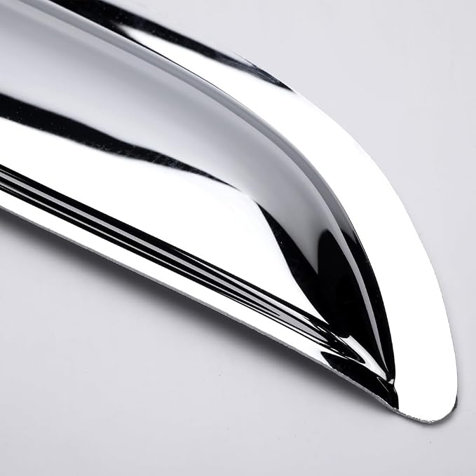 Chrome Side Window Visors Vent Deflector - Image 6