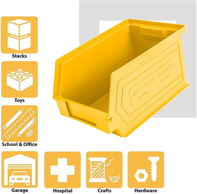 Plastic Storage Bins, Storage Organizer Bin - Image 5