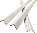 Wall Corner Protector 6PCS 45" Corner Molding Trim White Wood Grain Corner Trim by Yutianli
