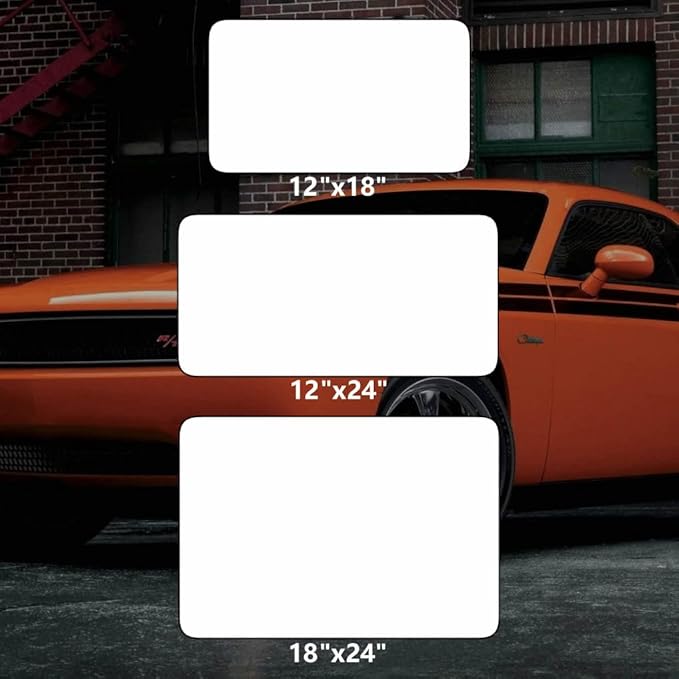 4 Pack Blank Car Door Magnet Sticker, Rounded Corners Magnetic Vehicle Sign - Image 7