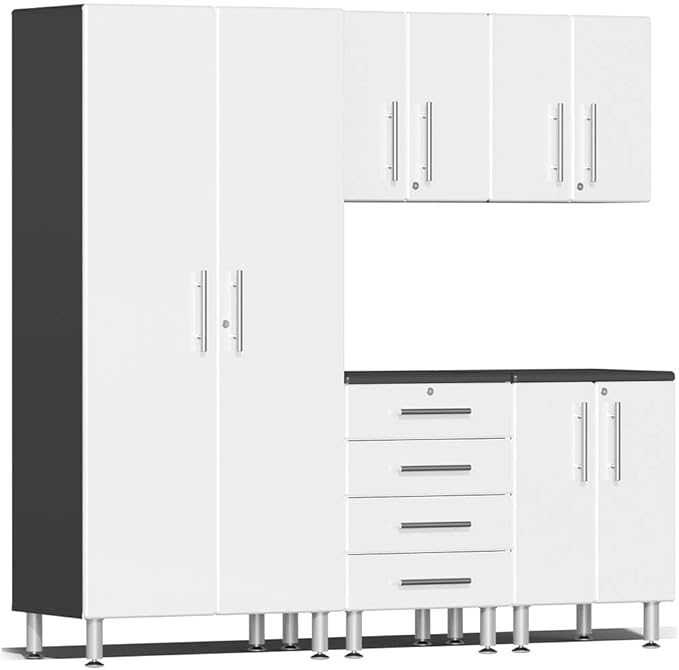 Ulti-MATE UG22050W 5-Piece Garage Cabinet Kit in Starfire White Metallic by Unknown