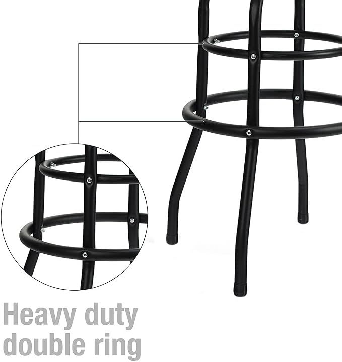 WORKPRO W112003 Garage Shop Stool, Heavy-Duty Steel Construction Garage Stool - Image 5