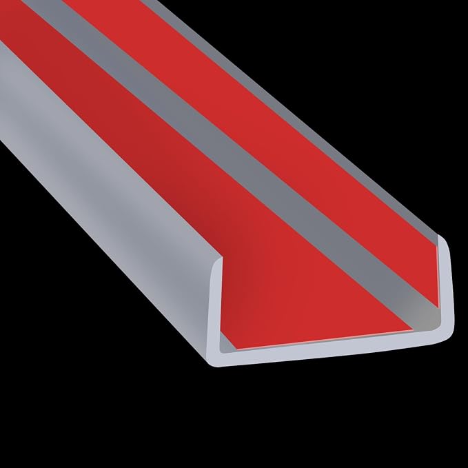 Rubber Edge Trim, Flexible Self Adhesive U Shaped Peel and Stick Edge Banding by YANRUIPRO