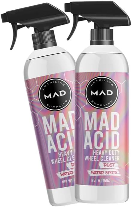 MAD Acid Heavy Duty Wheel Cleaner & Rim Cleaner - 16oz. Pack of 2 - Safe on by Unknown