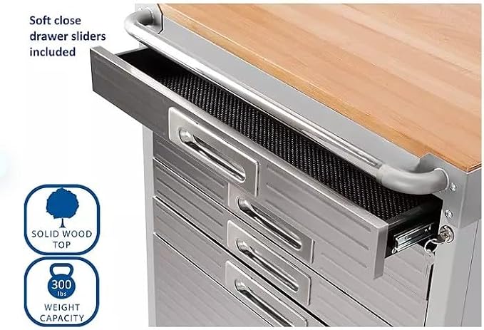 Heavy Duty Rolling Storage Cabinet - Image 6