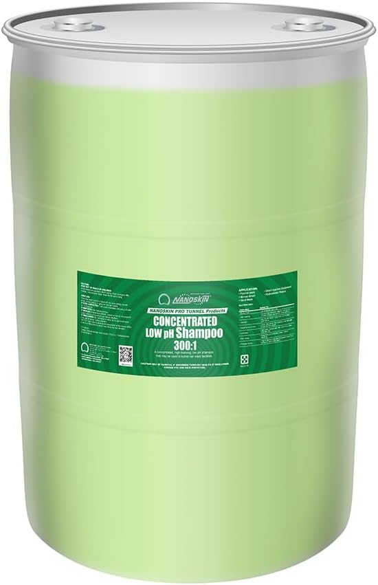 Nanoskin Tunnel Series Low pH Car Wash Shampoo – 55 Gallons, 1500:1 by Nanoskin