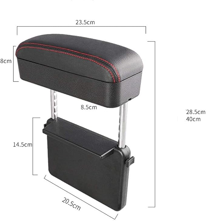 JEYODA Car Armrest Box Adjustable Pad Refit Car Central Lift Armres Storage - Image 3