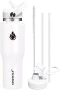 SENDESTAR 40oz Water Bottle Wide Mouth Stainless Steel Vacuum Insulated Double by Sendestar