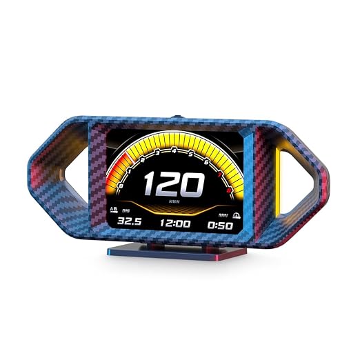 OBD2 HUD Head Up Display, Digital Speedometer Gauge by GERABONE