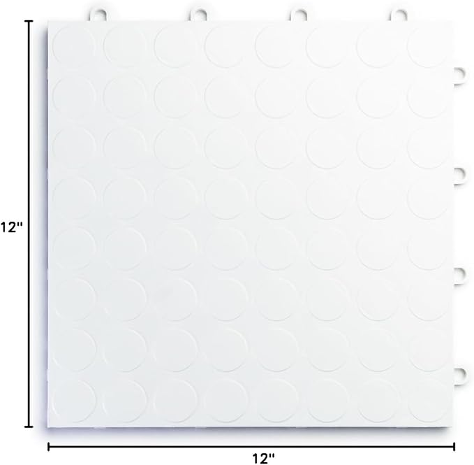 Big Floors RaceDeck CircleTrac, Interlocking Non-Slip Garage Flooring Tile - Image 6