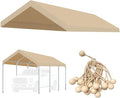 10'x20' Upgraded Carport Replacement Top Canopy Cover by Vanteriam