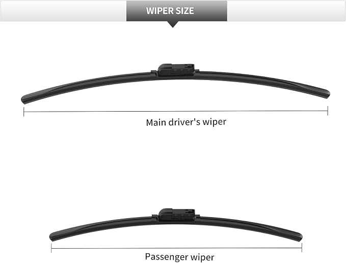 Replacement for BMW X6 2020-2026 Windshield Wiper Blades - Image 3