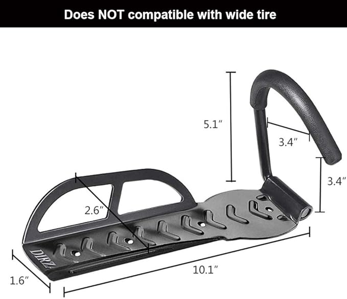 Dirza Bike Rack Garage Wall Mount Bike Hanger Bike Hooks Bike Storage Bicycle - Image 3
