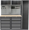 Metal Garage Cabinet Set, Heavy Duty by JZD