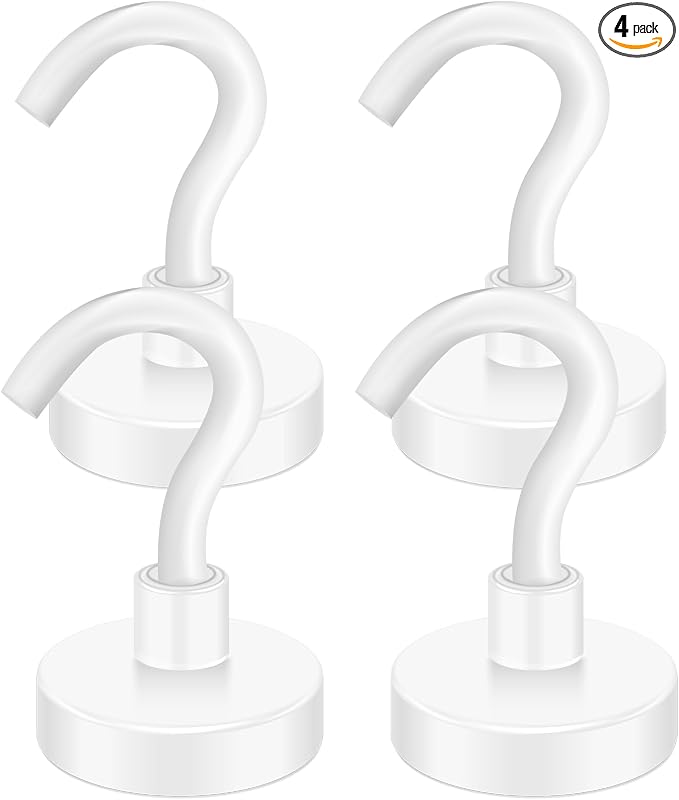 MIKEDE Magnetic Hooks Heavy Duty, 28LB+ Strong Magnetic Hooks by MIKEDE
