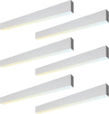 6PK 4FT LED Linear Light, 40W Down 15W Up Light, 3000/3500/4000/5000K CCT by ULL