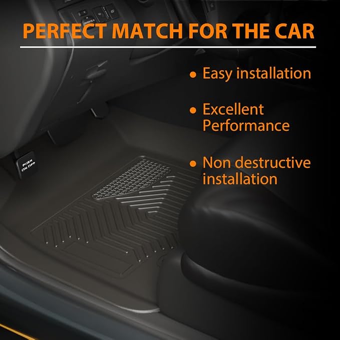 G-PLUS Heavy Duty TPE Floor Mats Cargo Liner Fit - Image 2