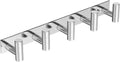Wall Mounted Coat Rack-5 Hooks, Heavy Duty Stainless Steel Hook Rail by VINHOLD