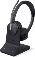 Yealink WH64 DECT & Bluetooth Dual Teams Wireless Headset, 606 ft Range On Ear by RedefineYourWorkplace