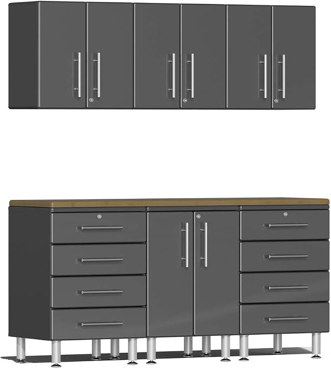 Ulti-Mate UG22072G 7-Piece Garage Cabinet Kit by Unknown