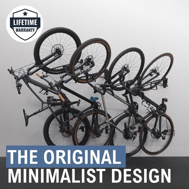 StoreYourBoard SwivelStow Mountain Bike Storage Rack 4 Pack – Heavy Duty Bike - Image 2