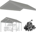 12'x20' Upgraded Carport Replacement Top Canopy Cover by Vanteriam