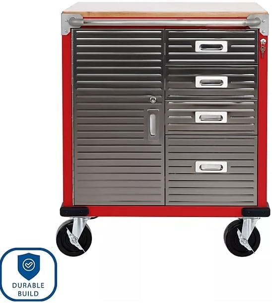 Heavy Duty Rolling Storage Cabinet - Image 5