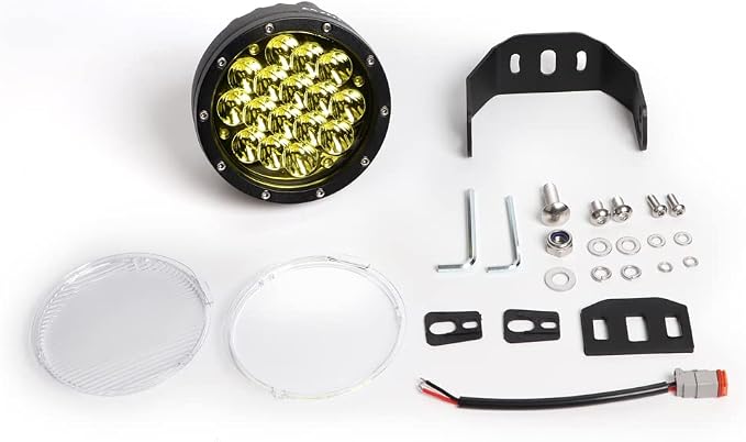 EXZEIT 5 Inch Amber LED Driving Lights - Image 4
