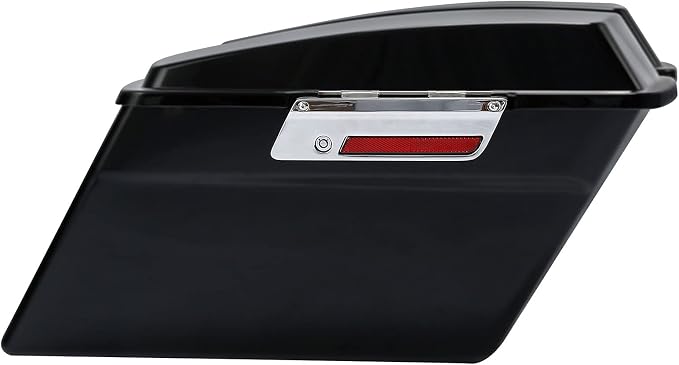 XFMT Matte Black Hard Saddlebags Saddle Bags Trunk W/Black Conversion Brackets - Image 3