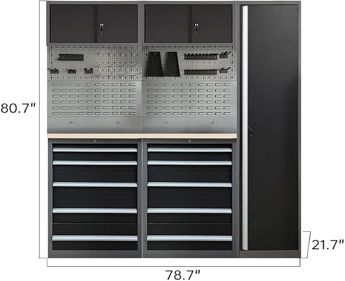 JZD Steel Garage Cabinet System, Tool Organization - Image 2