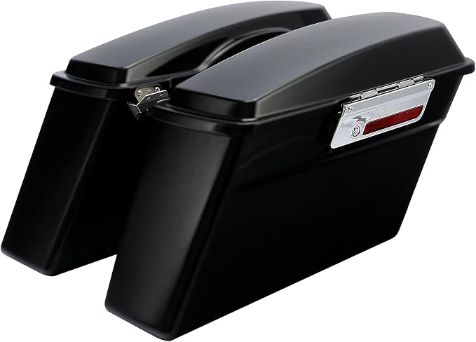 Green-L Matte Black Hard Saddlebags Fit by Green-LMotorParts