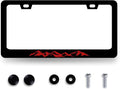 Mountain License Plate Frame Colorful Mountains License Plate Stainless Steel by MUAWUOIK