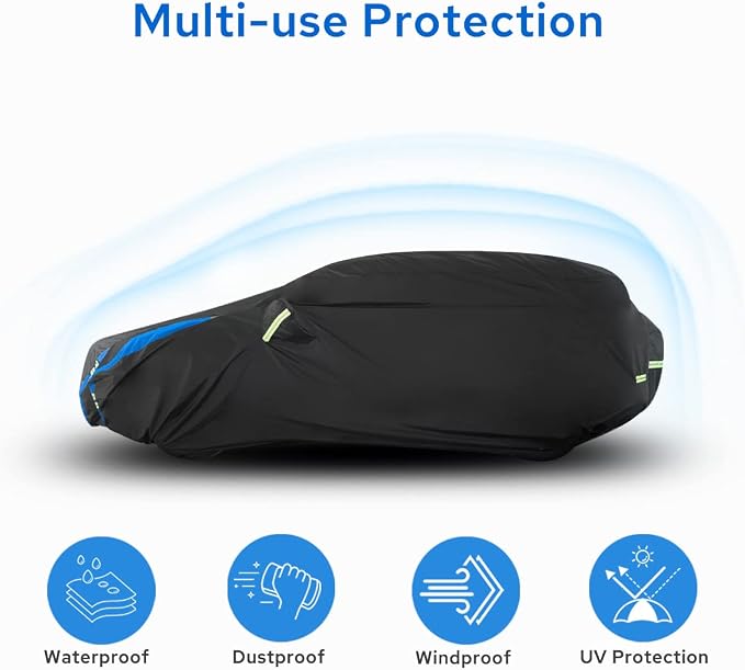 Avecrew SUV Car Cover Waterproof All Weather - Image 6