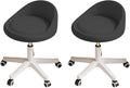 Rolling Stool Set of 2 Rolling Hydraulic Salon Stool by Walktory