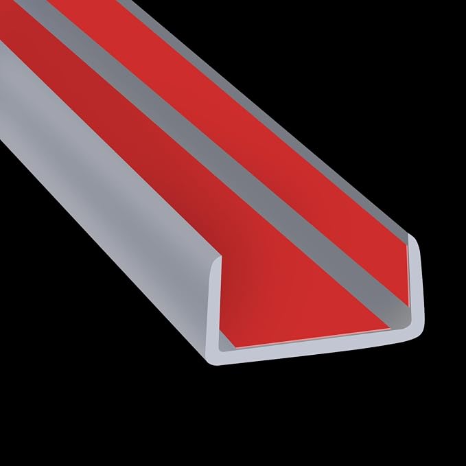 Rubber Edge Trim, Flexible Self Adhesive U Shaped Peel and Stick Edge Banding by YANRUIPRO