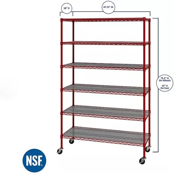 Generic Organize in Style with The Members Mark 6-Tier NSF Heavy Duty Wire - Image 3