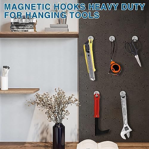 LOVIMAG Magnetic Hooks for Cruise Cabins, 40lbs Magnetic Hooks for Classroom - Image 7