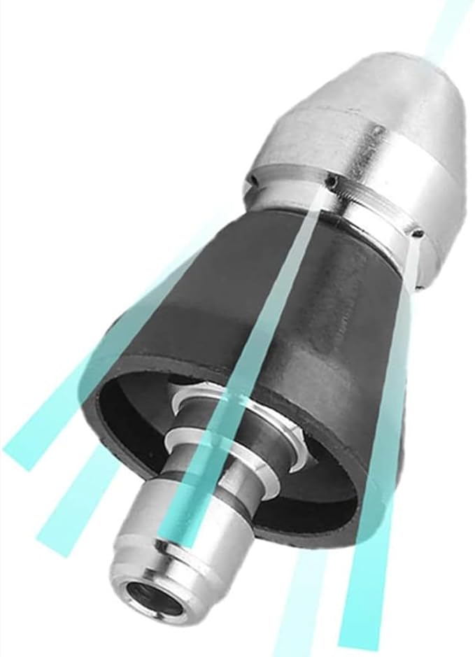 Pressure Washer Sewer Jetter Nozzle by MIZORLIE