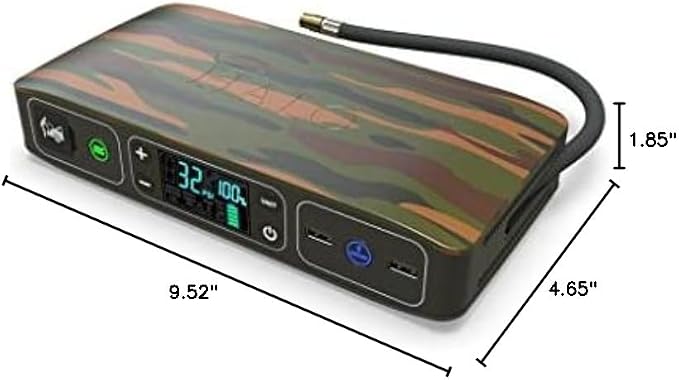 HALO Bolt Air 58830 Portable Car Battery Jump Starter | 100 PSI Air Compressor - Image 8