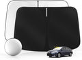 Windshield Sun Shade for Toyo-ta Corolla 2014-2019 Foldable Sunshade Custom Fit by SULAGIWINDSHIELDSUNSHADE