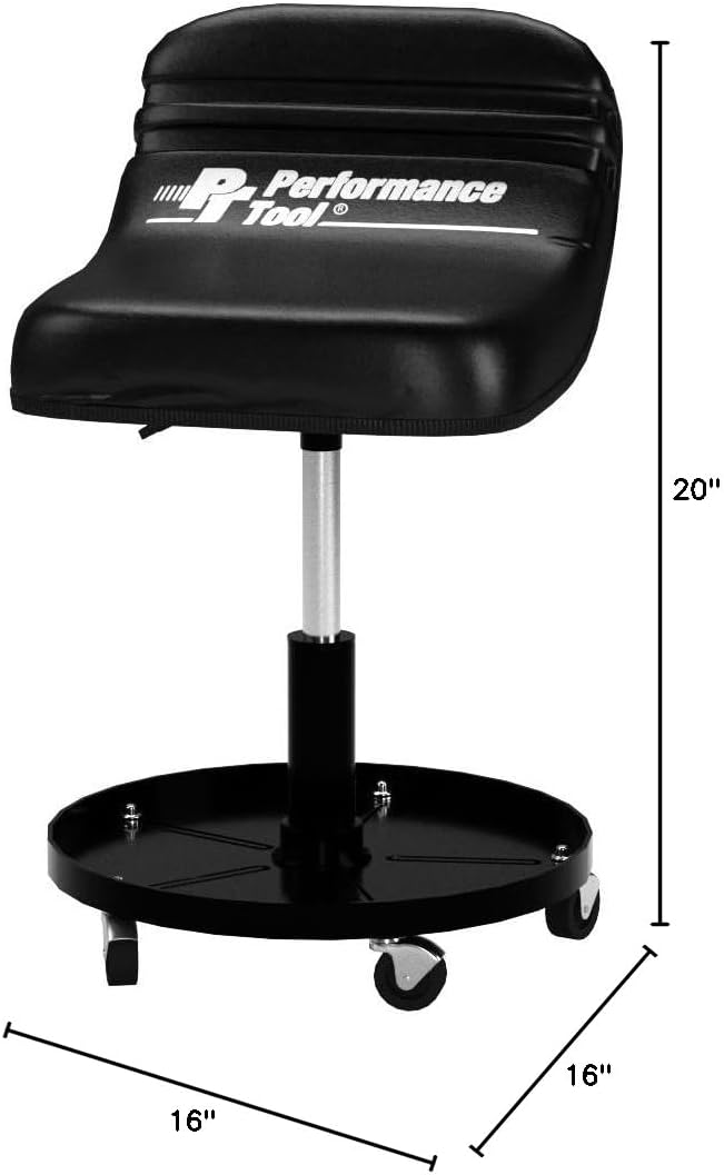 Performance Tool W85020 Tractor Creeper Rolling Work Seat - Image 3
